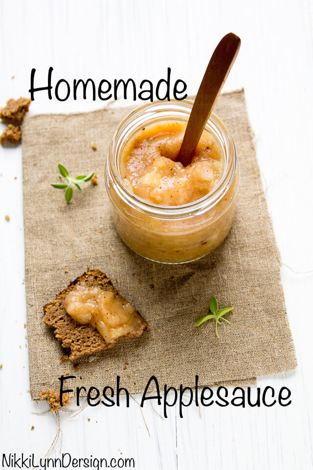 Fresh and Chunky Applesauce