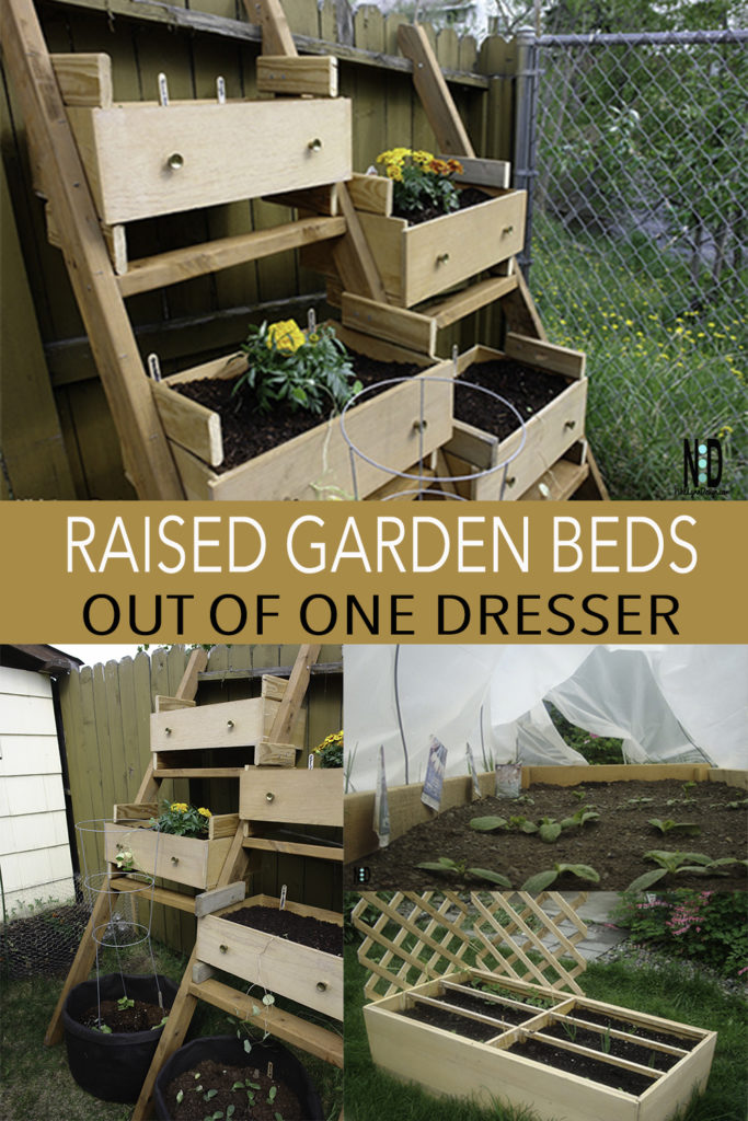 Raised Garden Bed Out Of Dresser, How To Turn A Dresser Drawer Into Garden