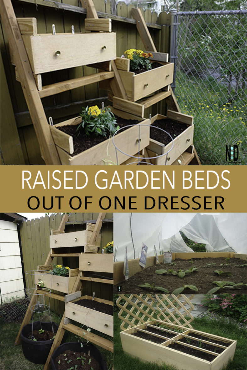 Raised Garden Bed Out of Dresser