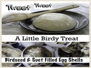 Bird Seed Suet Filled Egg...