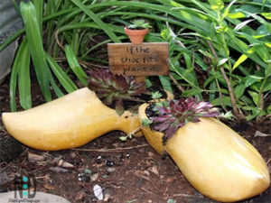 If the Shoe Fit Garden Clog Flower Pot or Planter