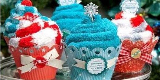 Spa Sock Cupcakes