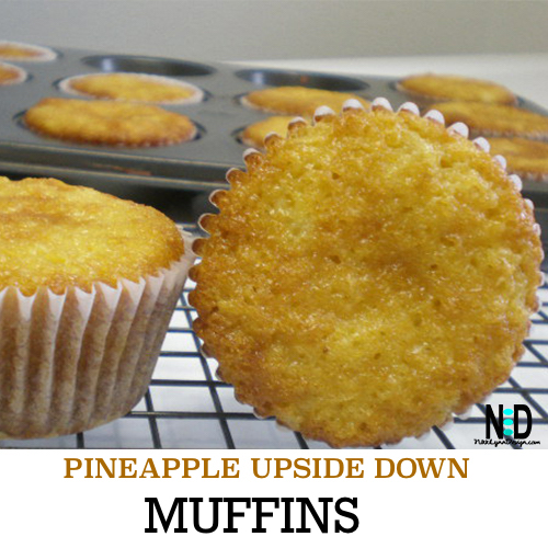 Pineapple Upside Down Muffin Cakes