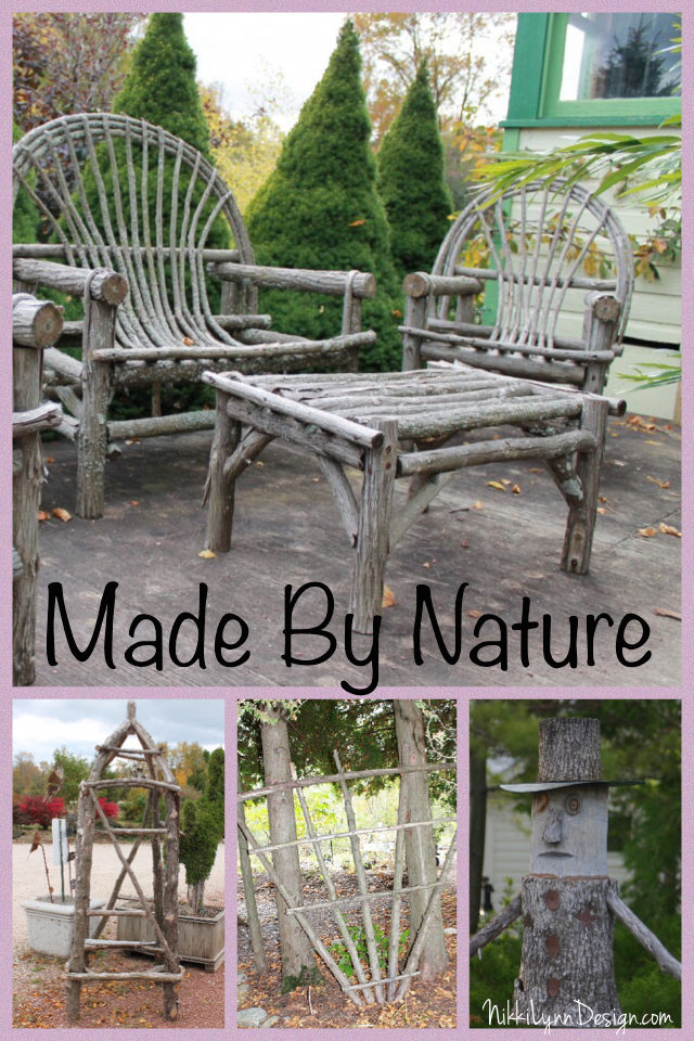 Garden Crafts - A collection of garden crafts that you can make by collecting FREE resources. Add visual appeal to your garden by using wood and sticks from nature.