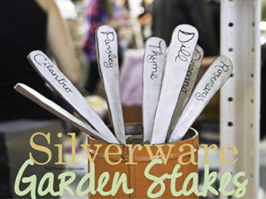 Silverware Garden Stakes