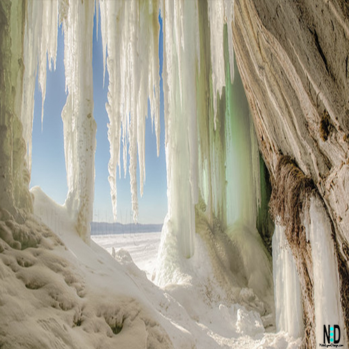 Grand Island Michigan Ice Caves