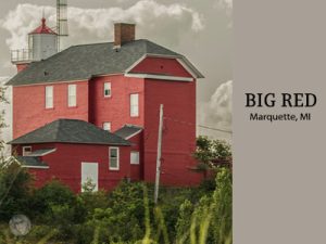 Big Red Lighthouse Marque...