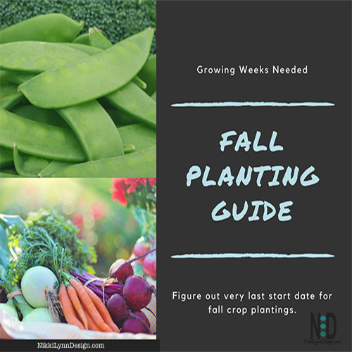 Fall Planting Guide How Many Weeks are Need to Grow