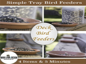 Simple Tray Deck Bird Fee...